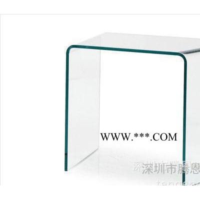 深圳腾恩来图来样定制加工弧形钢化玻璃热弯玻璃弯钢化玻璃