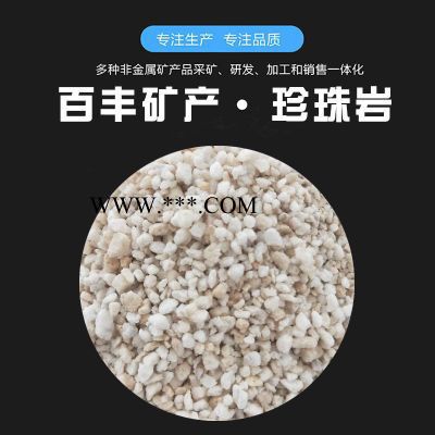 源头厂家 园艺珍珠岩 大颗粒 防火涂料用 育苗基质用3-6mm珍珠岩